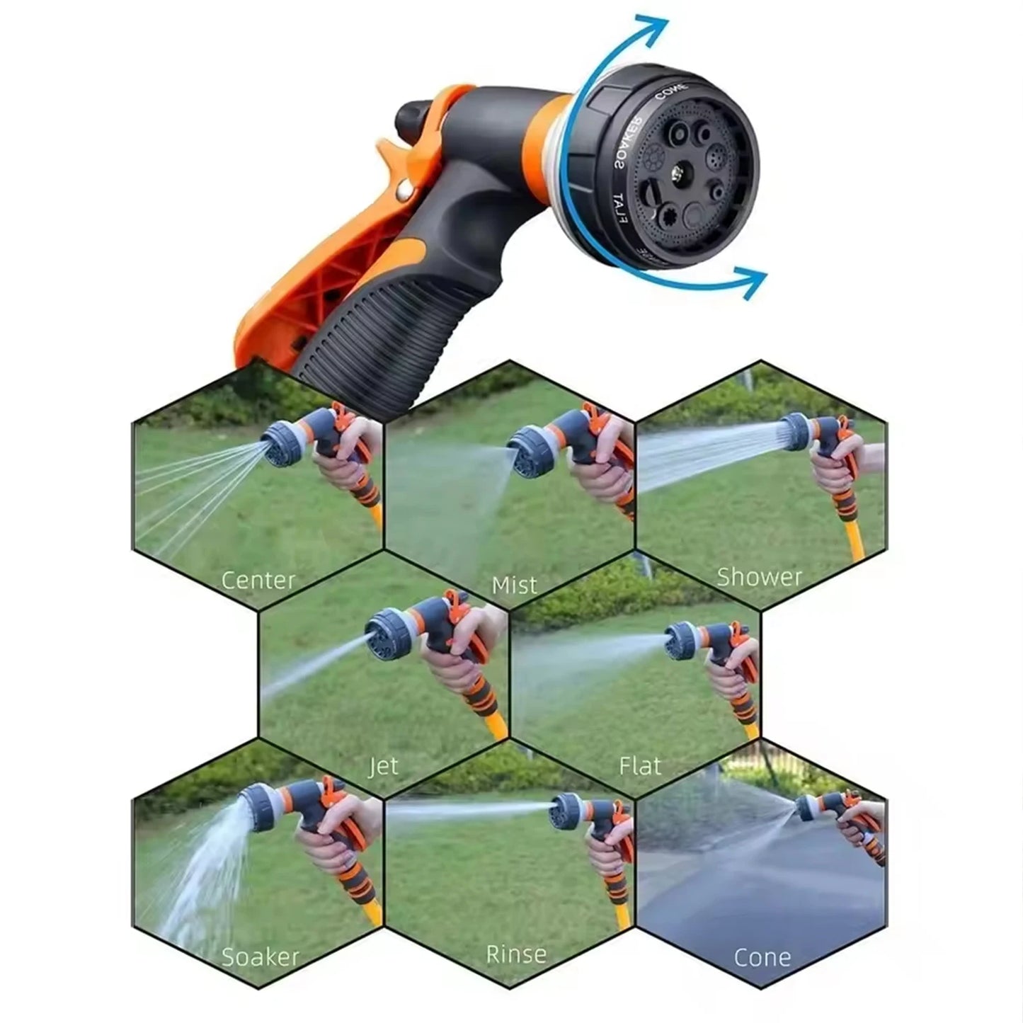Flexible | Expandable Garden Water Hose & Multifunctional Gun Nozzle - Ingrid Just Unique