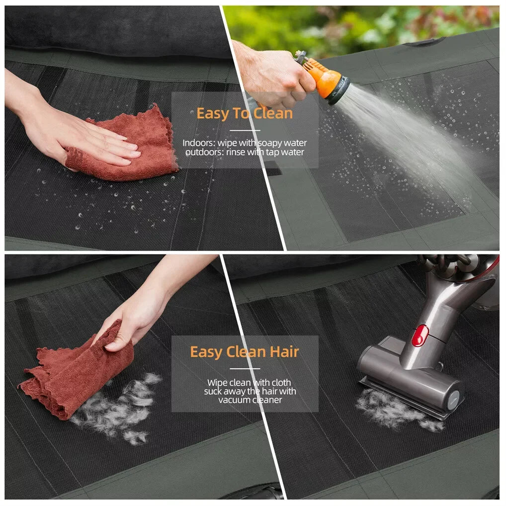 BINGOPAW Elevated Cooling Dog Bed with Detachable Plush Bolster - Ingrid Just Unique