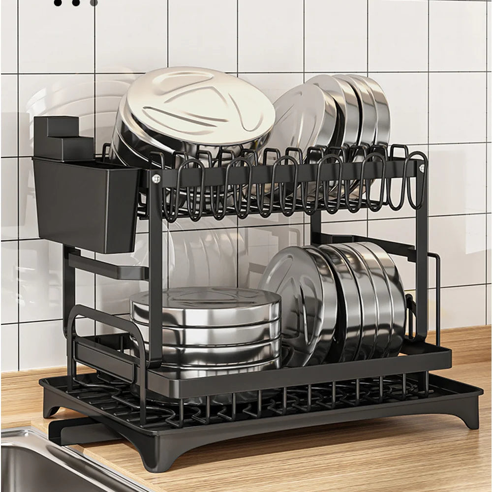 Adjustable Kitchen Sink Dish Drainer Rack - Ingrid Just Unique