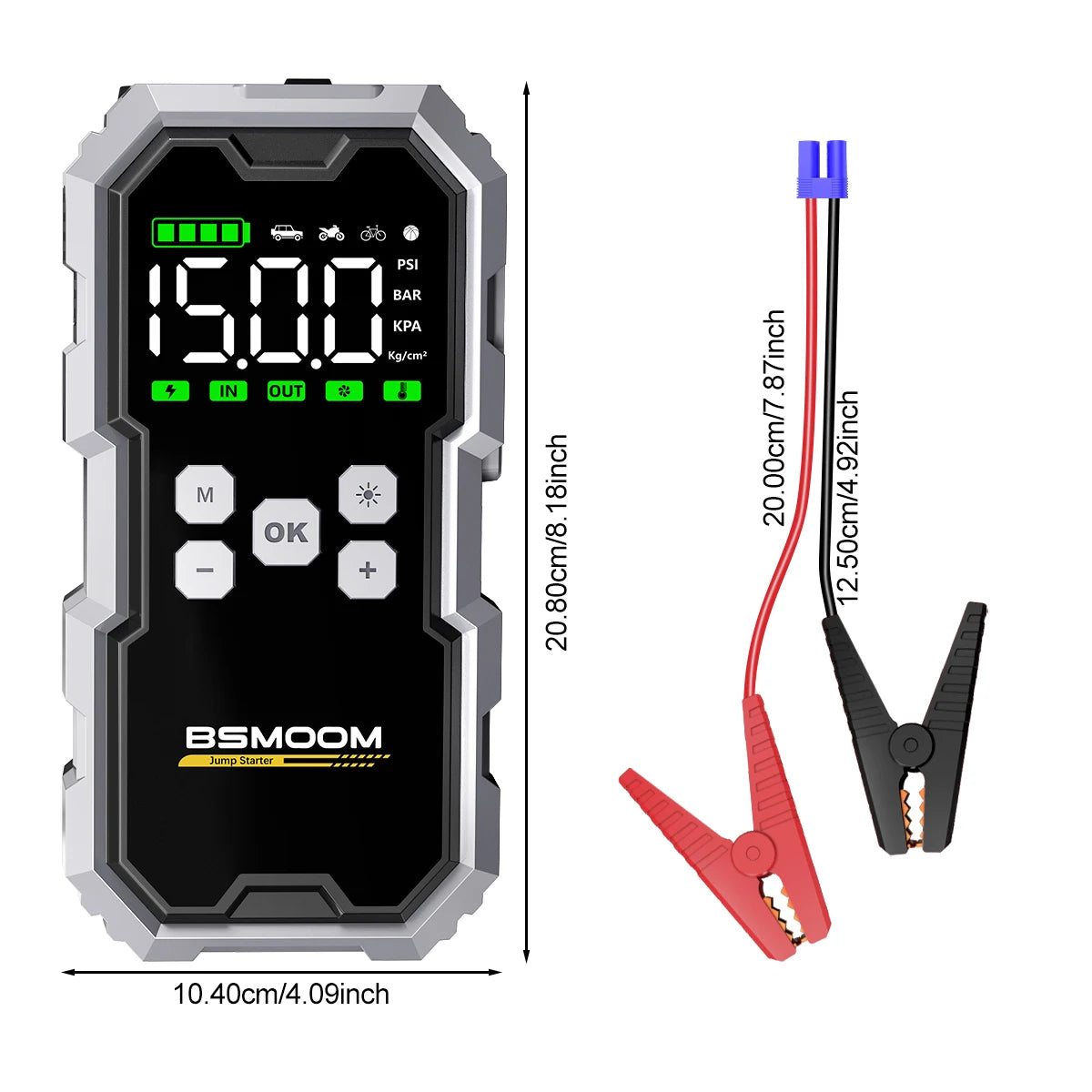 3-in-1 Emergency Car Battery Jumpstarter - Ingrid Just Unique