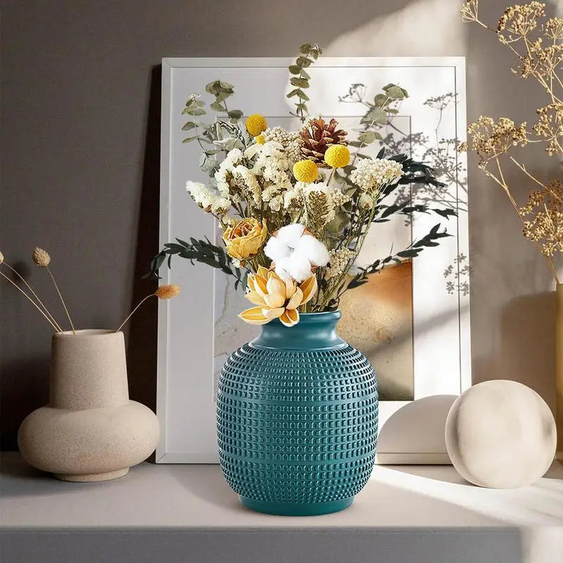Modern Unbreakable Imitation Ceramic Vase - Ingrid Just Unique