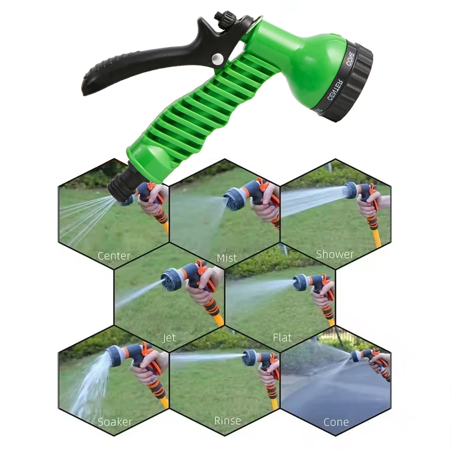 Flexible | Expandable Garden Water Hose & Multifunctional Gun Nozzle - Ingrid Just Unique