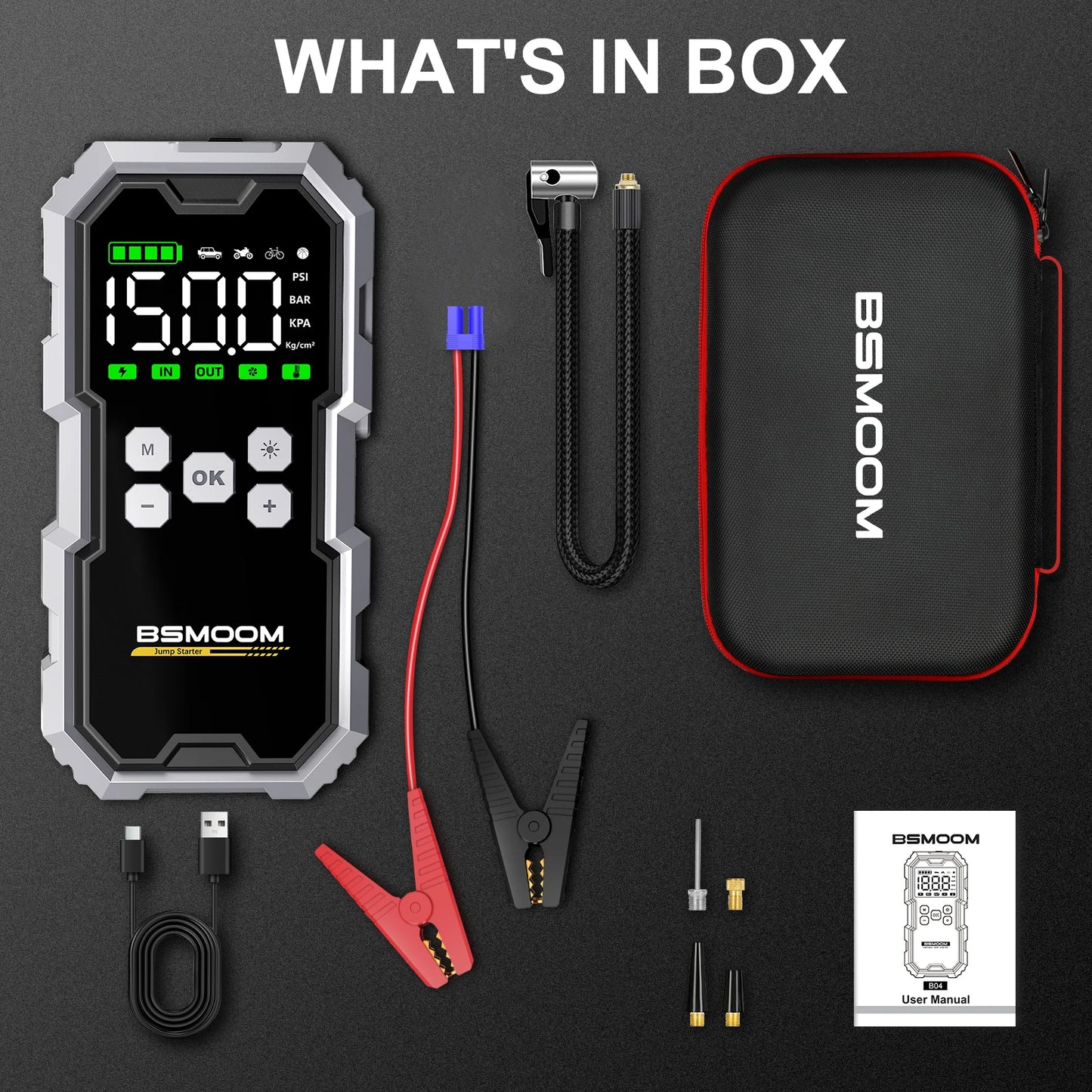 3-in-1 Emergency Car Battery Jumpstarter - Ingrid Just Unique