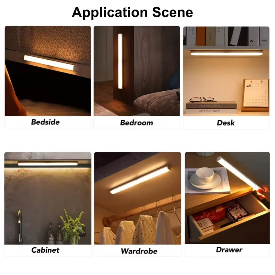 Cabinet Light USB Rechargeable Motion Sensor LED Bar Light - Ingrid Just Unique