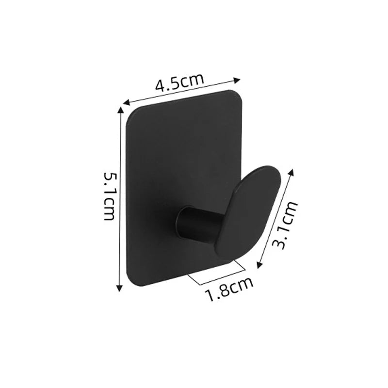 Stainless Steel Adhesive Bathroom Hooks (1–4PCS Set) - Ingrid Just Unique