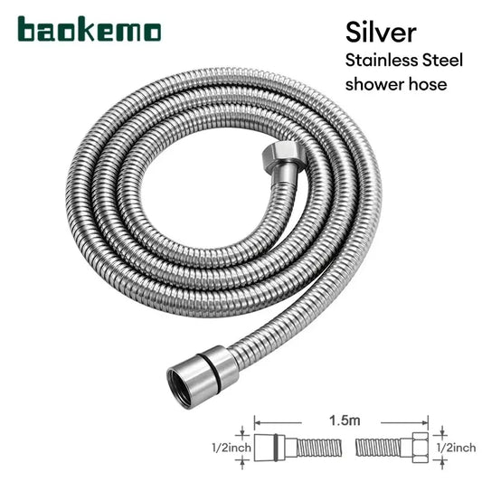 Flexible Stainless Steel Shower Hose - Hot and Cold Water - Ingrid Just Unique