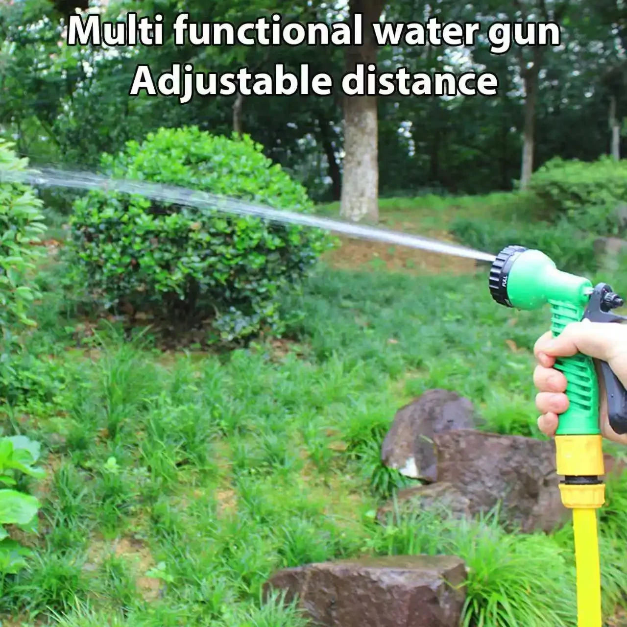 Flexible | Expandable Garden Water Hose & Multifunctional Gun Nozzle - Ingrid Just Unique