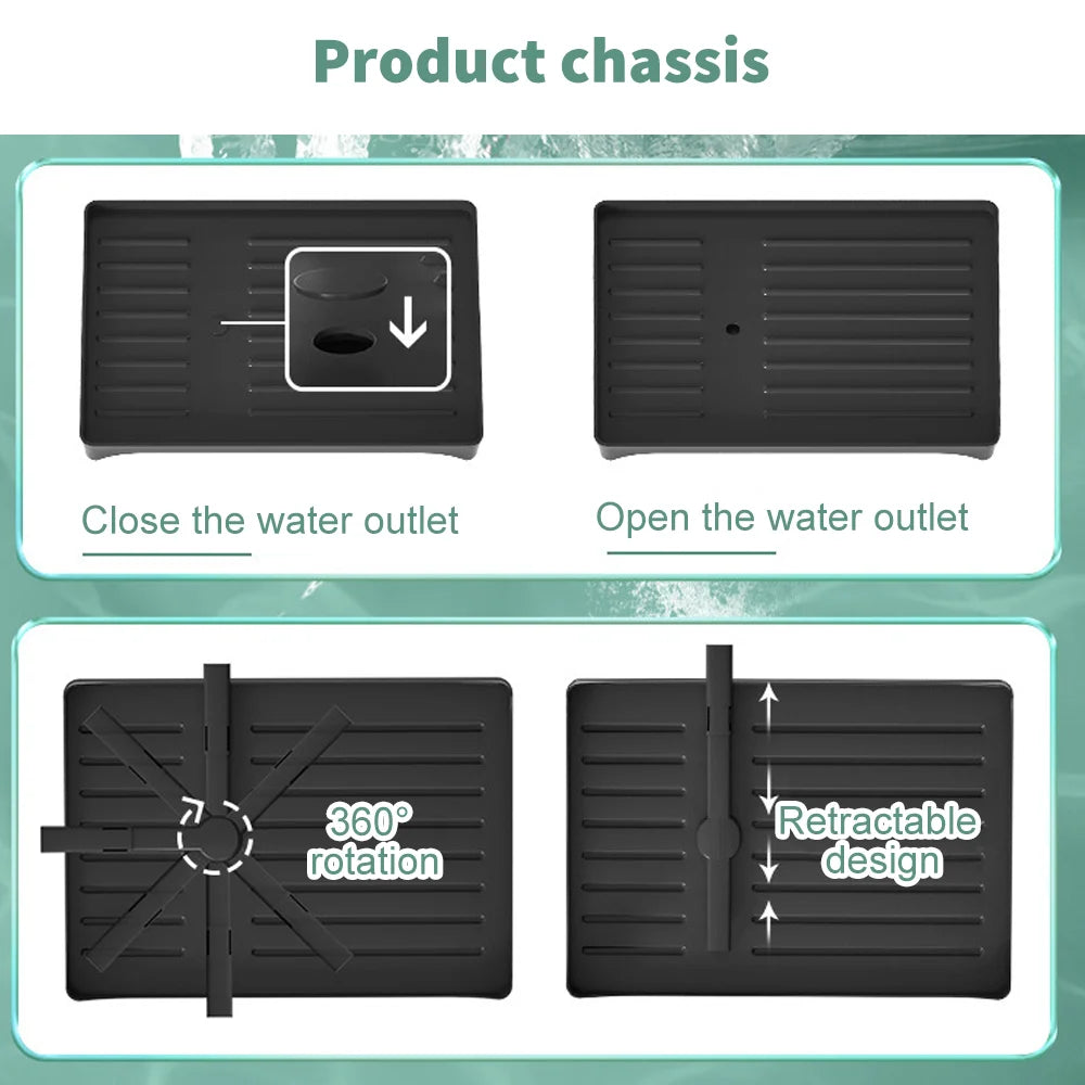 Adjustable Kitchen Sink Dish Drainer Rack - Ingrid Just Unique