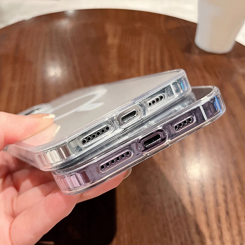 MagSafe Magnetic Transparent Wireless Charging Case for iPhone 11–17 Series - Ingrid Just Unique