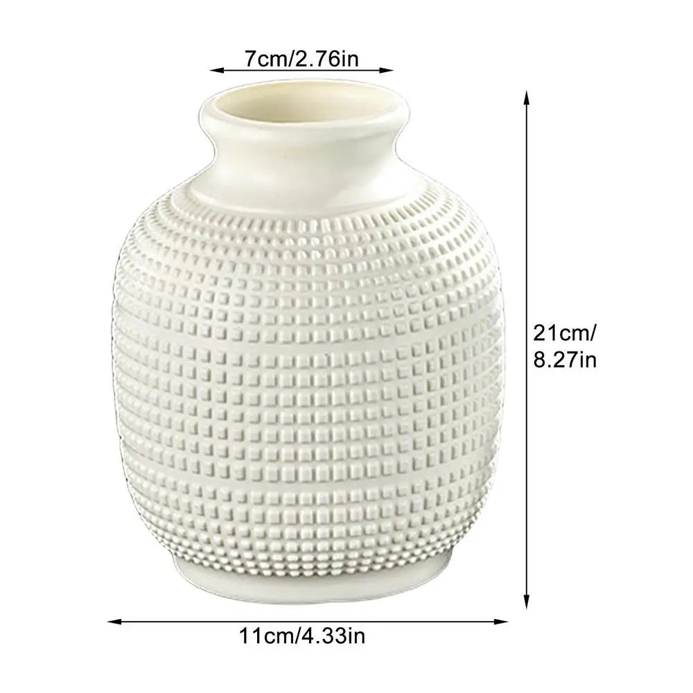 Modern Unbreakable Imitation Ceramic Vase - Ingrid Just Unique