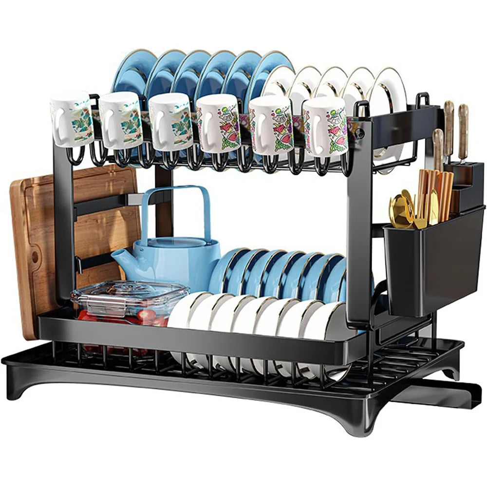 Adjustable Kitchen Sink Dish Drainer Rack - Ingrid Just Unique