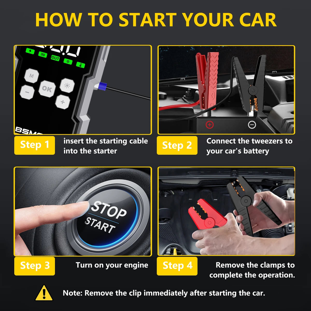 3-in-1 Emergency Car Battery Jumpstarter - Ingrid Just Unique