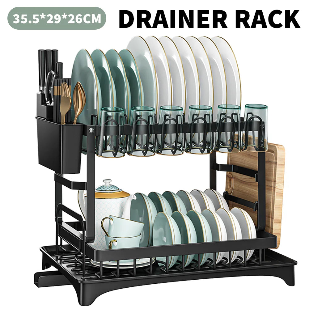 Adjustable Kitchen Sink Dish Drainer Rack - Ingrid Just Unique