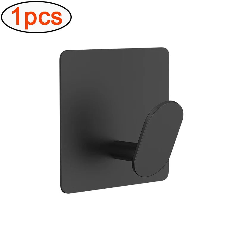 Stainless Steel Adhesive Bathroom Hooks (1–4PCS Set) - Ingrid Just Unique