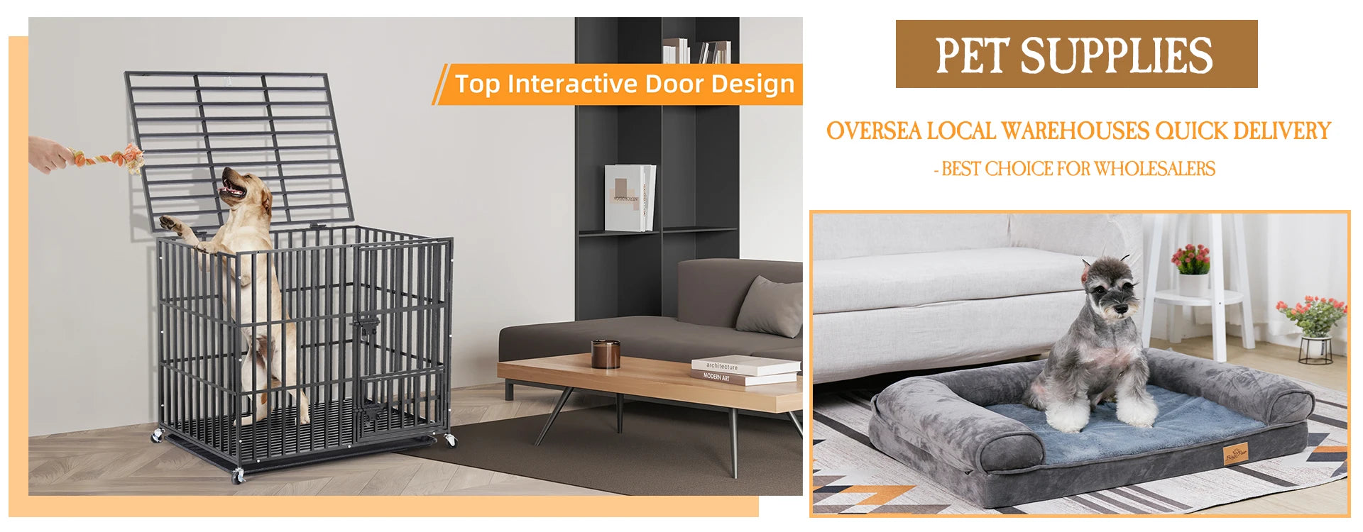 Large Waterproof Dog Bed with Removable Washable Cover - Ingrid Just Unique